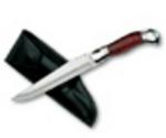 Hunting KNIFE WITH LOCK BACK WITH LEATHER SHEATH(29CM OPEN)