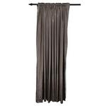 Svenmill Extravaganza Faux Silk Taped Curtain Drop In Taupe  Brown