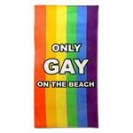 Only Gay On The Beach Towel