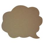 A.scribe Thought Bubble Chalk Wall Hanging Multicolor