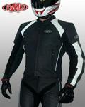 DMD Black & White Sierra Ladies Sports Leather Jacket