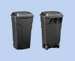 Saleisure Black 140L 2 Wheel Refuse Bin