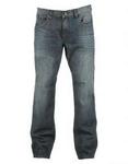 Marc Ecko Cut & Sew Straight Jeans Buckler Wash  Blue