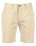 Canterbury Flat Front Shorts Stone