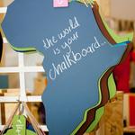 A.scribe Africa Chalkboard Multicolor