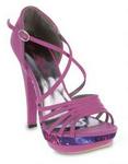 Launch Heeled Sandals Fuchsia