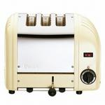 Dualit Vario 3 Slice Toaster in Cream
