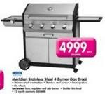 Meridian Cadac Stainless Steel 4 Burner Gas Braai Each