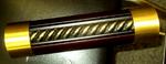 Metro Home 65mm Mahogany/gold Tiebacks