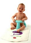 BabyGo Bath Seat And Mat  Blue