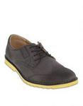 Firenze Burnished Leather Lace-ups Grey