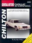 GM Cadillac 1967-89 Repair Manual