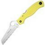 Spyderco Atlantic Salt Yellow Handle Spyder