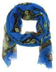 Linx Printed Scarf  Blue