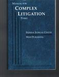 Manual for Complex Litigation