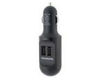 Dual Ruineng Usb Interface Car Charger For Iphone Ipod  Black