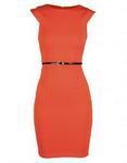 Motel Rocks Patricia Dress Orange