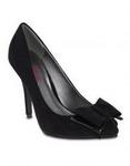 Launch Bow Court Heels  Black