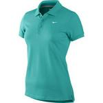 Nike Pique Ladies Polo(turq/) White