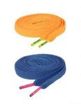 Mr Lacy Two Pack Shoelaces  Yellow Blue