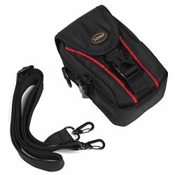 Pctc Compact Camera Case Bag With Strap For Canon Powershot Griii G5XIII SX710 G9X G7X SX700 G16 G15 SX610 SX400 SX410 SX150 SX130 SX120