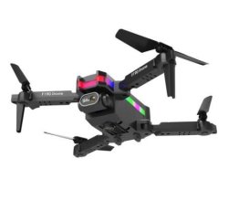 F190 Drone With 4K Dual Camera F 2.15 100 Fov LED Night Flight Foldable MINI Drone