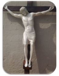 3 Meter Carved Wooden Crucifix - Life Size Corpus