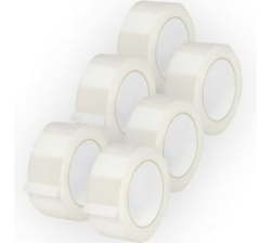 Buff Tape Clear 48MMX50M 6-PACK