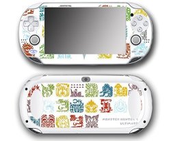 Monster Hunter 4 Ultimate Generations Stories Video Game Vinyl Decal Skin Sticker Cover For Sony Playstation Vita Regular Fat 1000 Series System