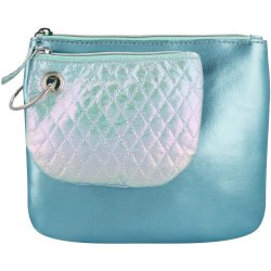 Clicks Teen Twinkle Cosmetic Bag Set Blue 2 Piece