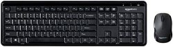 Amazonbasics Wireless Keyboard And Mouse Combo - Quiet And Compact - Us Layout Qwerty