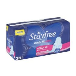 Stayfree Pads Reg Unscented 20EA