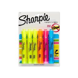 3 Pack Sharpie Accent Tank-style Highlighters 6 Colored Highlighters 25876PP