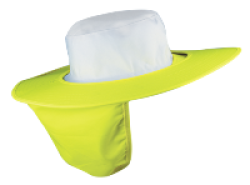 High Visibility Sun Hat - Lime