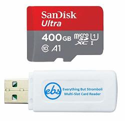 Sandisk Ultra 400GB Micro Sd Card For Motorola Phone Works With Moto G Fast Moto G Stylus Moto G8 Power Lite SDSQUAR-400G-GN6MN Bundle With