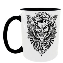 Joker Black Coffee Mug
