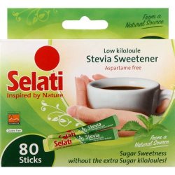 Selati Stevia Sweetener Sticks 80S