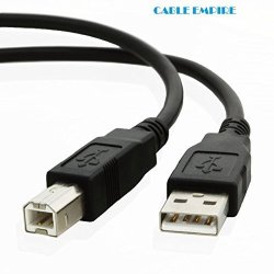 USB Cable For Epson Discproducer Standard 100II Disc Publisher PP-100II Printer 6 Feet By Cable Empire