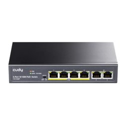 Cudy 6-PORT Ethernet Unmanaged Switch - 4 Ports Poe