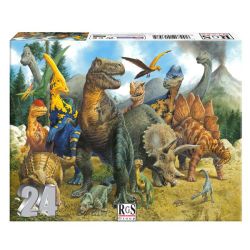 Jurassic Finest 24 Piece Jigsaw Puzzle