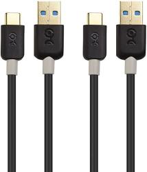 Cable Matters 2-PACK Usb-c Cable USB A To USB C Cable usb C To USB 3.0 Cable In Black 3.3 Feet For Samsung Galaxy S9 S8 NOTE