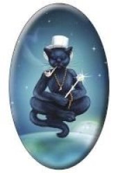 Tarot Of The Black Cats The Magician Magnet Poster