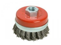 Cup Brush - Knotted - 100MM Diameter Out Of Stock