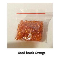 Seed Beads - Orange-25 G