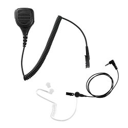 Maxtop APM250ARP25-AX Heavy Duty Shoulder MIC Speaker Microphone For Motorola Mototrbo With Listen Only Earpiece