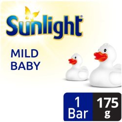 Sunlight Cleansing Face And Body Bar Soap Mild Baby 175G