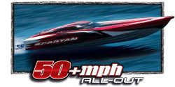 Traxxas Spartan Brushless 36" Racing Boat W tqi 2.4ghz 57076-1