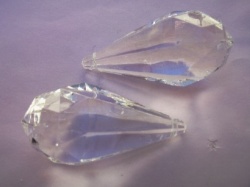 Acrylic Crystal -clear- 2pc-cheap Courier Delivery
