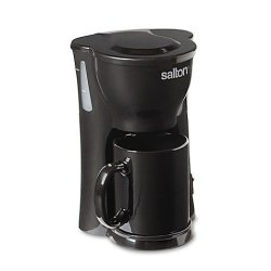 Salton Personal Coffee Maker With 10.5 Oz. Ceramic Mug