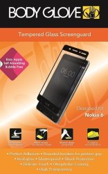 Body Glove Tempered Glass Screen Protector For Nokia 6 - Black